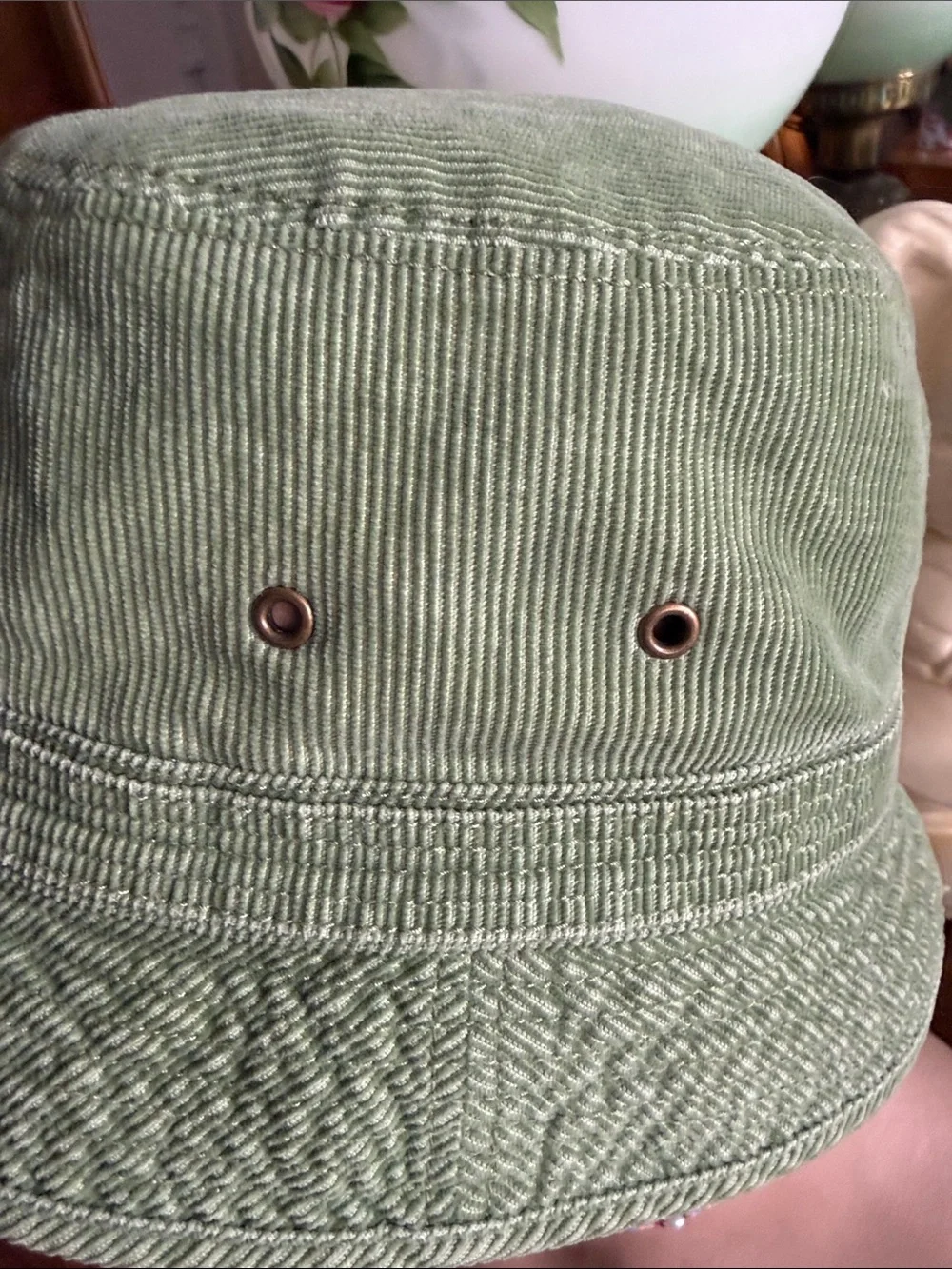 J. Crew Factory Olive Green Corduroy Bucket Hat